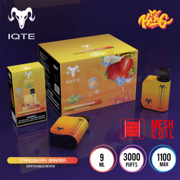 IQTE King 3000 Puffs Blueberry on ice Vape