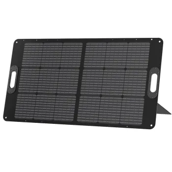 Souop Backup Outdoor Camping Generator: Waterproof Portable Power Station with Foldable Mono Solar Panels (270W, 60 Cells Poly Solar)