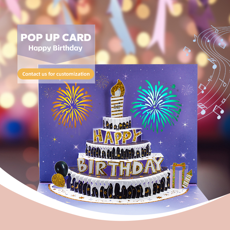 interactive LED music card