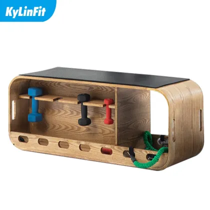 Kylinfit Multifunctional Wooden Dumbbell Bench for Workout