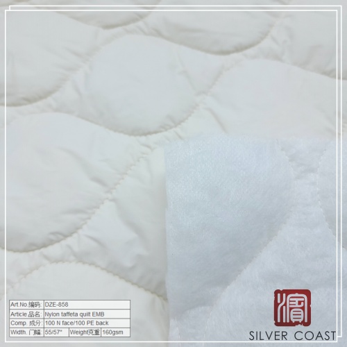 nylon taffeta quilting embroidery