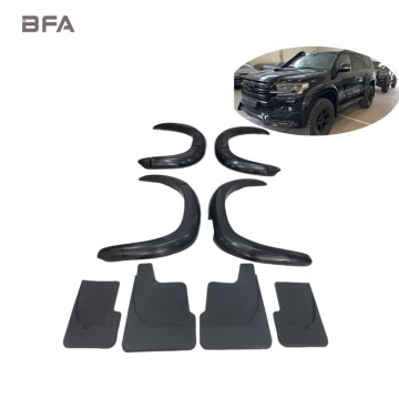 LC200 Black Gold Steel Wide Body Fender Kit for Toyota Land Cruiser Bumper
