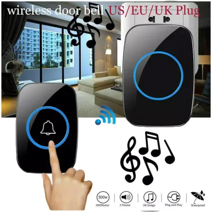 Wireless Doorbell Waterproof Smart Doorbell Battery Supply