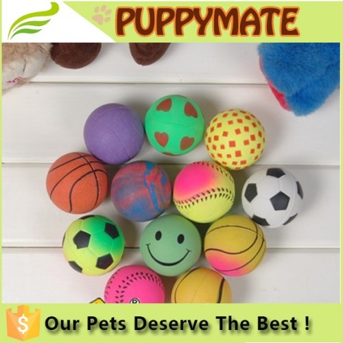 Wholesale Colorful Pet Ball Dog Products Cat Toy Pet Tennis Balls Fetch Throw Chew Dog Balls Toys