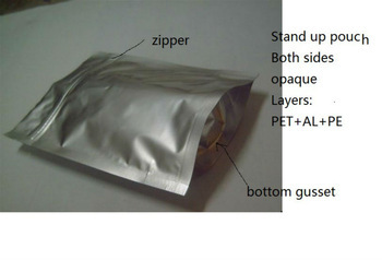 smell proof foil zipper bags