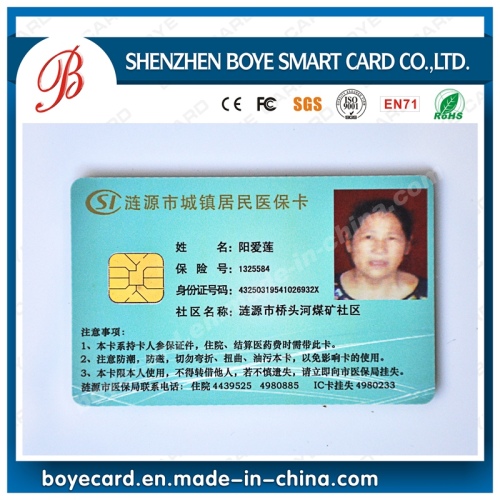 High Quality PVC Medicare IC Card