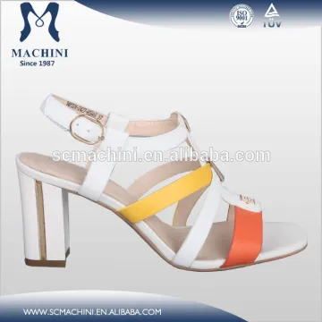 2016 Italian leather latest ladies sandals