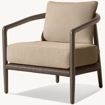 Modern Aluminum Lounge Chair for Outdoor Use