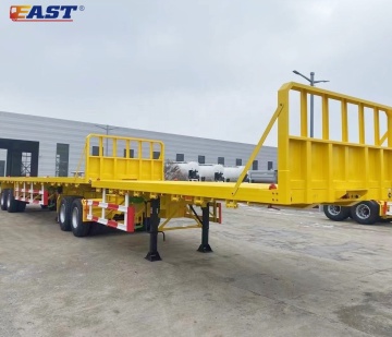 East Super Tandem Container Transport Trailer - Guter Preistandem -Flachbettanhänger
