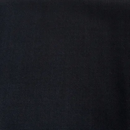 Navy Sharkskin Woven Worsted Fabric
