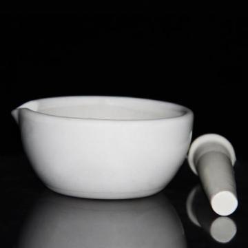 Porcelain Mortars With Spout and Pestles 254mm