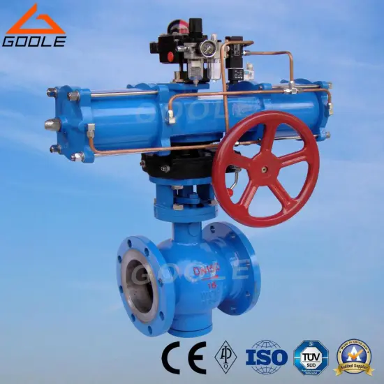 Pneumatic Eccentric Control Ball Valve Half Ball Type (GHP)