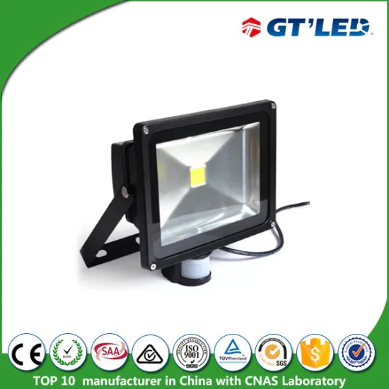 12V 24V led flood lighting motion sensor security light 10w 20w 30w 50w
