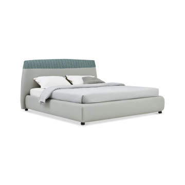 Elegante design moderno semplice moderno morbido letto italiano