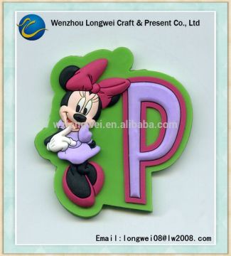 mickey mouse fridge magnet/ resin fridge magnet/soft PVC fridge magnet