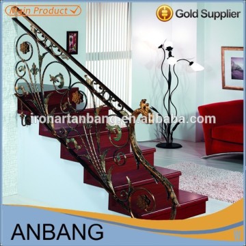 Gorgeous design wrought iron railing parts/balcony railing/outdoor staircase