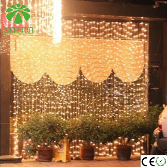 Drooping wedding party led Xmas lights Icicle Curtain lights for xmas decoration
