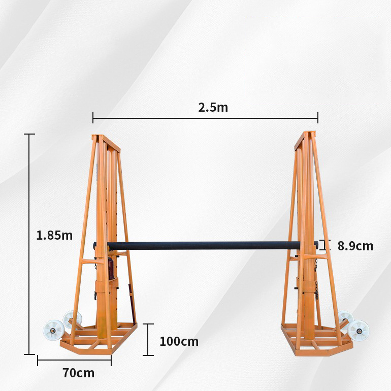 10T Hydraulic Cable Drum Jack (4)