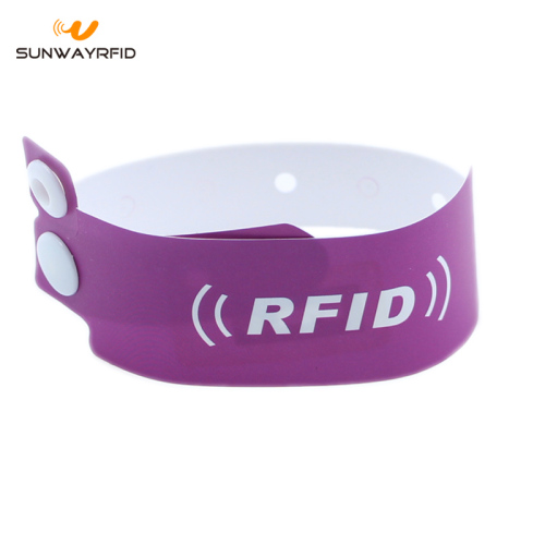 13.56mhz F08 τσιπ Χαρτί μίας χρήσης RFID wristbands