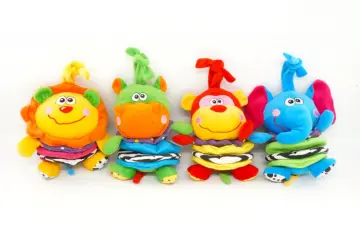 pulling musical plush animals