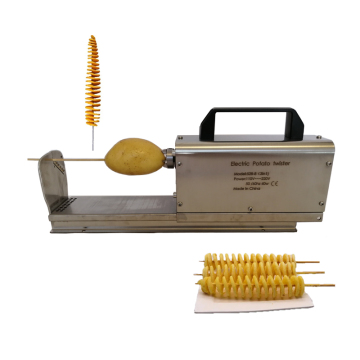 Electric 3-in-1 Potato Twister: Spiral Cutter, French Fries & Hot Dog Twist Maker Machine