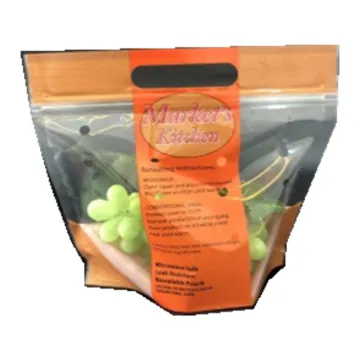 Wholesale pouch plastic frozen custom vegetable fruit food zip packaging plastic bags