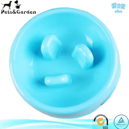 Factory price Pet Products Plastic Pet slow Bowls Feeders