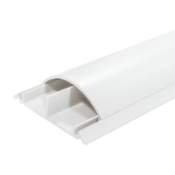 100*30mm PVC μισό στρογγυλό κανάλι καλωδίου καναλιού