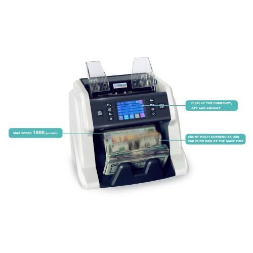 Multi Currency Mixed Denomination Banknote Counter