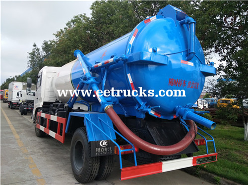 Dongfeng 10 CBM Dung Suction Trucks