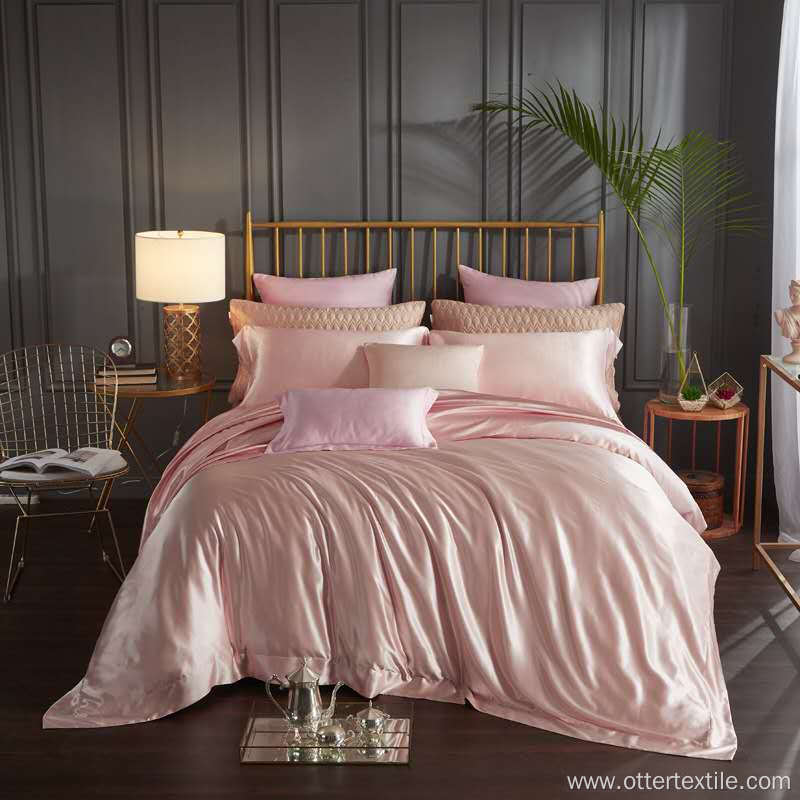 Fashion Luxury Silk Satin Bedding Set