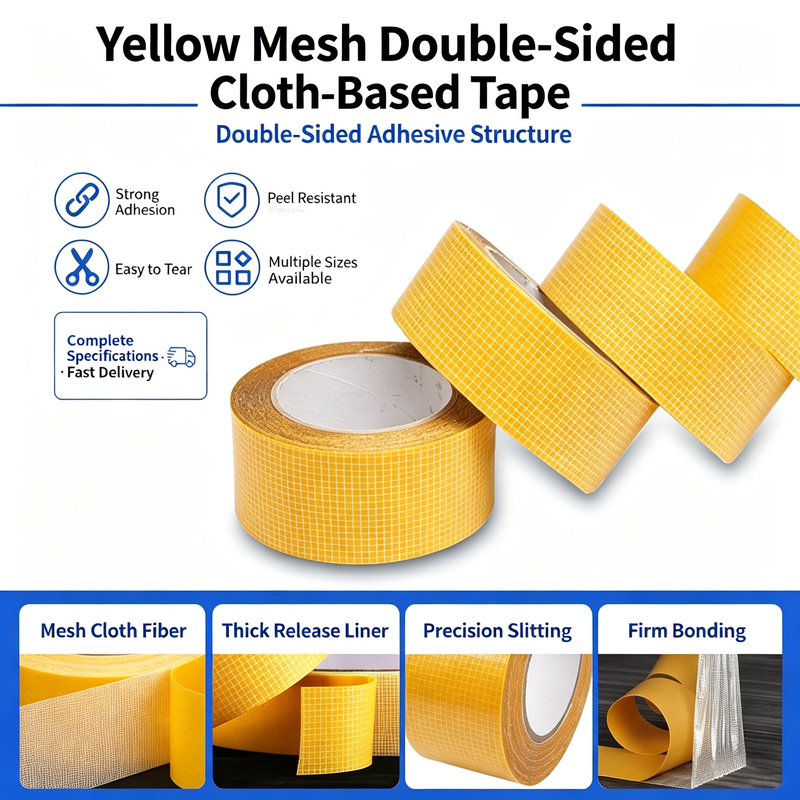 residue free double‑sided adhesive tape