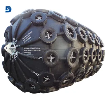 Yokohama Marine Rubber Boat Fender with Chain and Tyre Net
