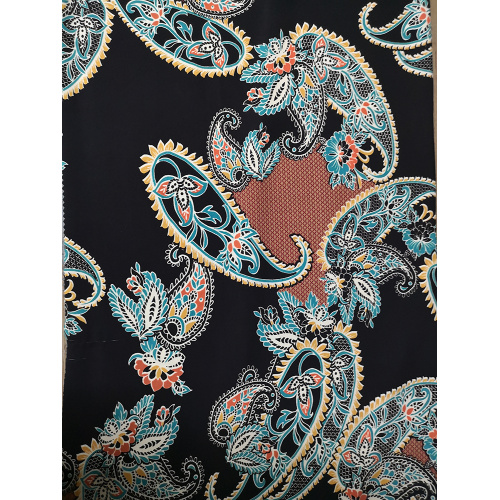 Pasiley Design Rayon Voile 60S tryckt vävt tyg
