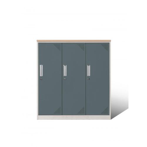 Grey Storage Filing Cabinets with Printer Storage