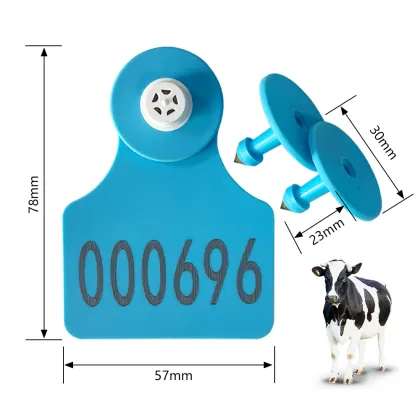 134.2KHz RFID TPU Ear Tag for Livestock Management - Cow and Sheep Ear Tags