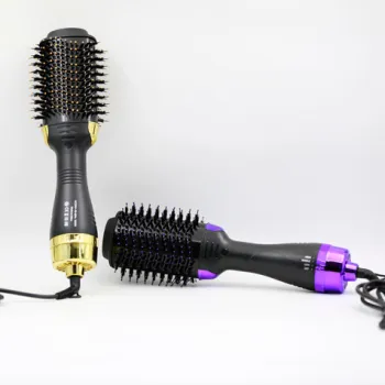 Brush Electric Hair Straightener And Curler Dryer Brush
