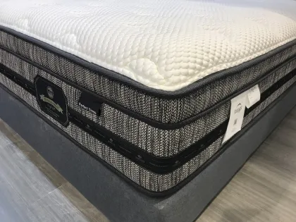 5 Star Cool Ice Fabric Euro Top Natural Latex Roll in Box Bed Mattress