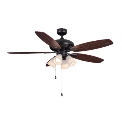 Ceiling fan chandelier for restaurant