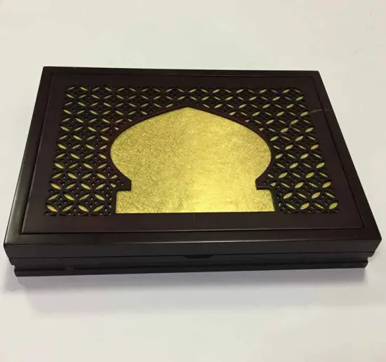 Luxury Wood Ramadan Gift Box For Dates Chocolates