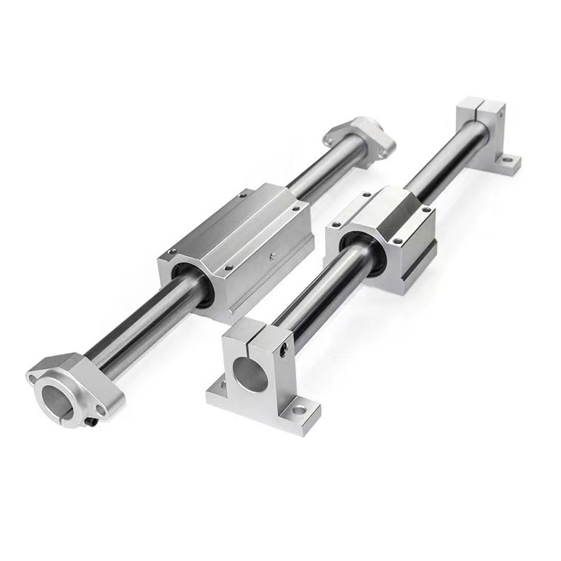 High Precision Linear Optical Axis Guide Rail Slider Set with Customization Support