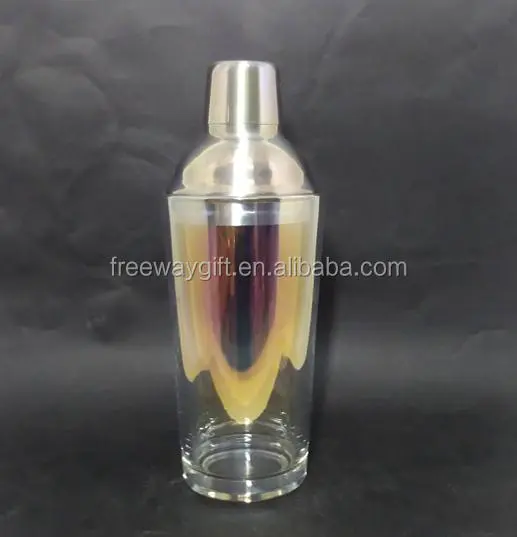 custom glass cocktail shakers with logo