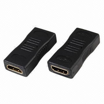 HDMI female to HDMI female adapter, 24K gold plating