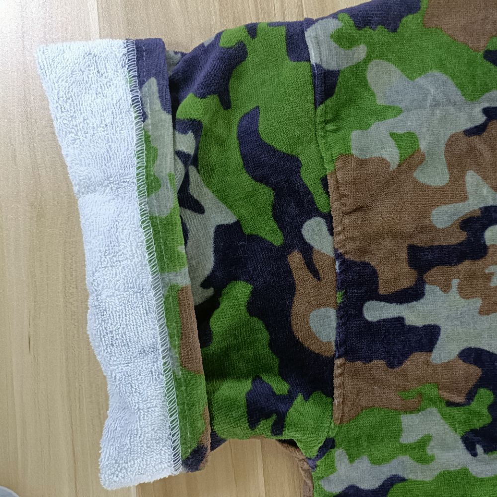 Cotton Camouflage Print Adult Beach Poncho Towels