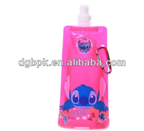 plastic foldable drinking water bag