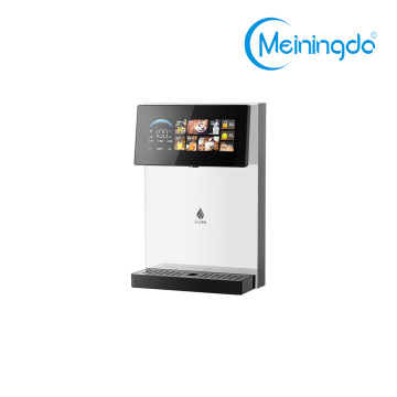 White wall mounted pipeline water dispenser