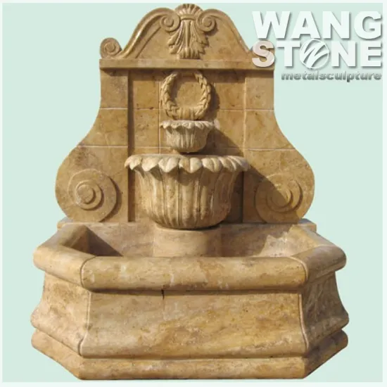 Hand Carved Marble Stone Wall Waterfall Fountains