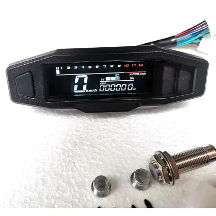 12V Universal Digital LCD Motorcycle Meter