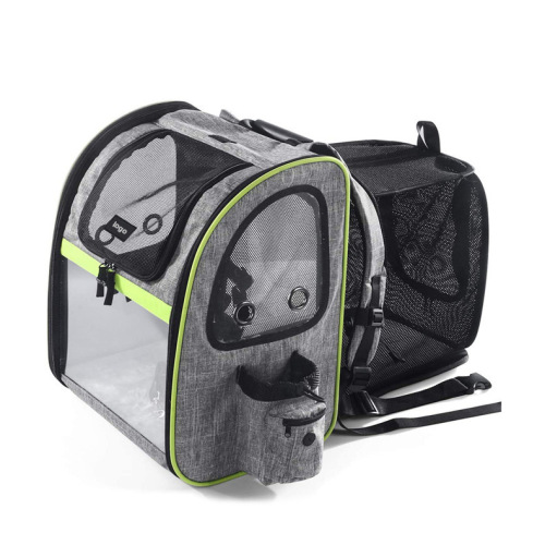 Expandable Oxford Mesh Dog Cat Travel Backpack