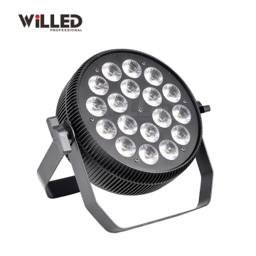 Stage LED Parcan 18*12W RGBW Flat Panel LED Light